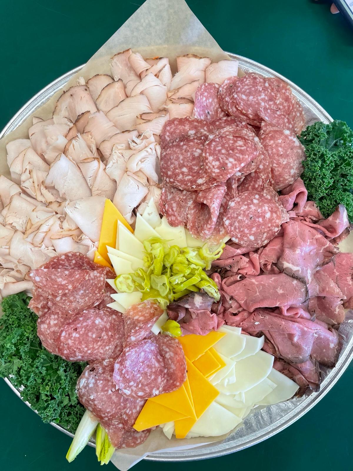 Deluxe Cold Cuts and Cheese Board