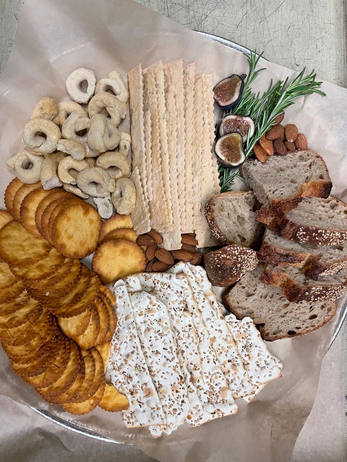 Assorted Artisan Crackers and Breads Board
