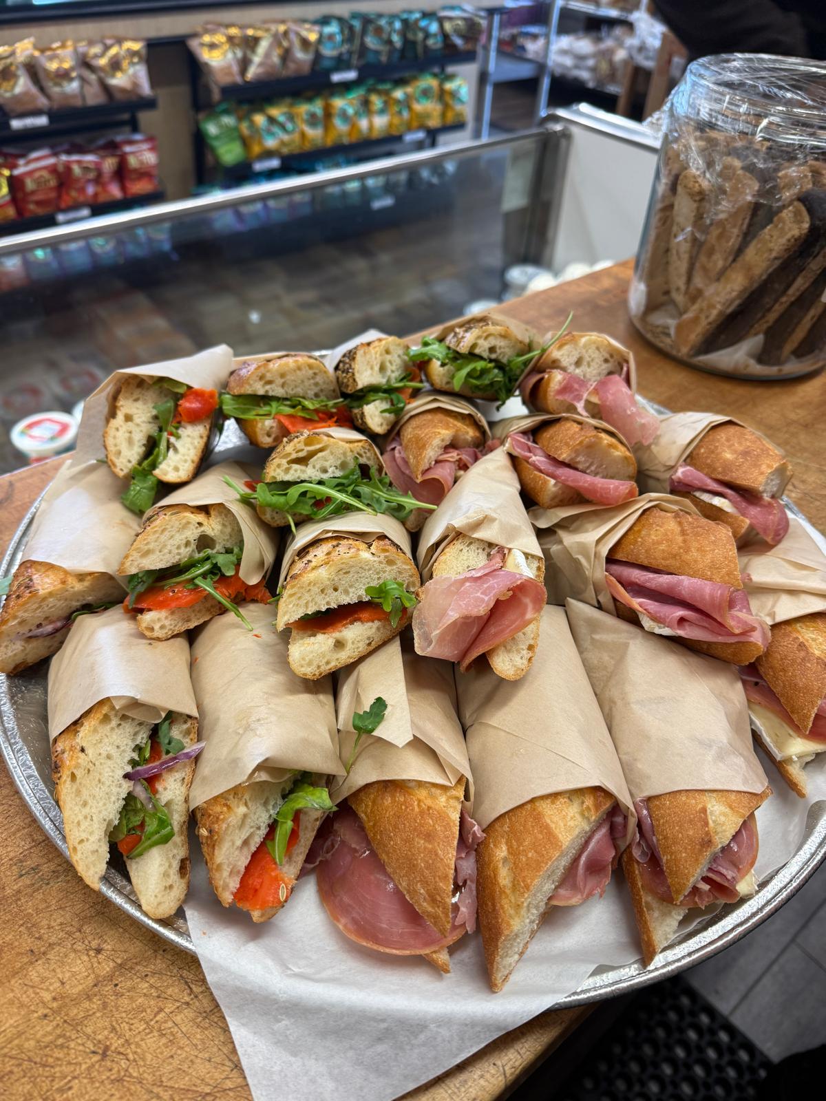 Handcrafted Baguette Sandwiches Tray