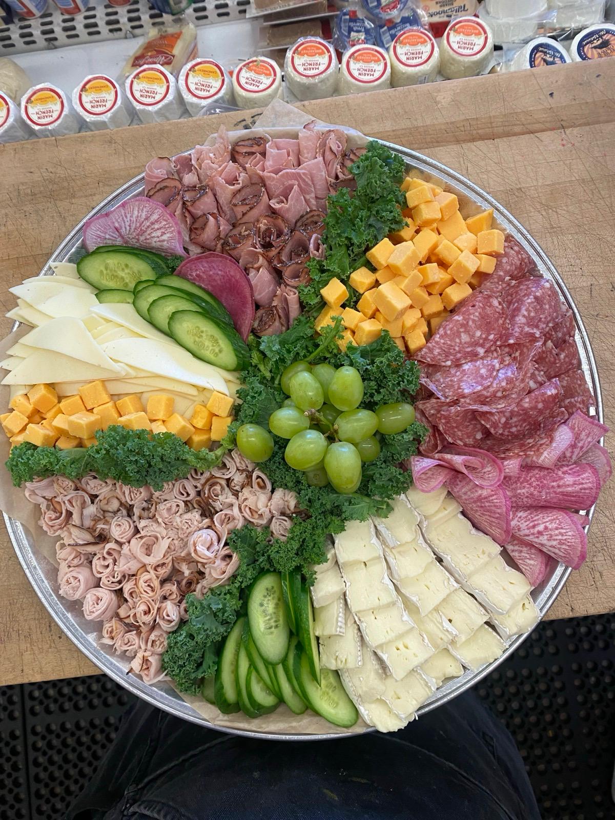 Specialty Deli Meats and Fine Cheeses Platter