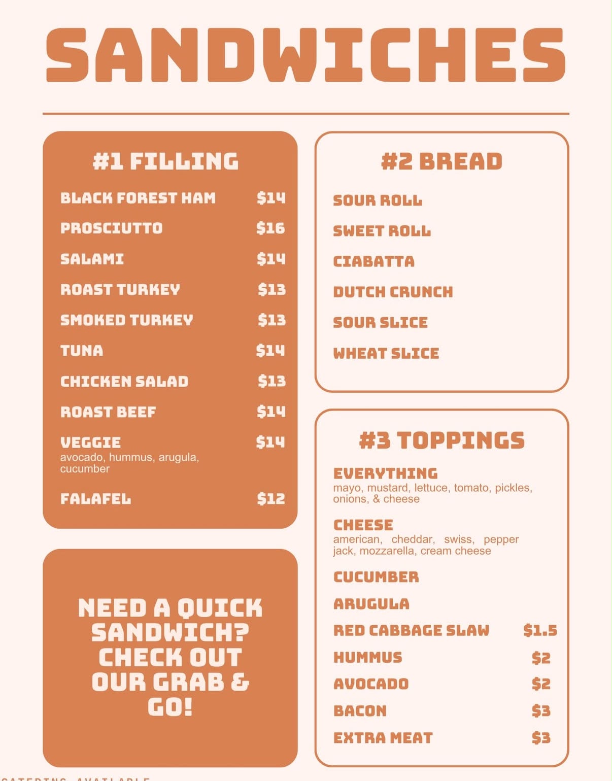 Menu part 1